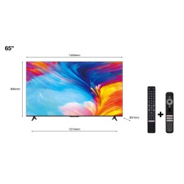 Televisori - TCL Smart TV P63 65\\" pollici TCL Serie 65P635 4K Ultra HD Wi-Fi Nero